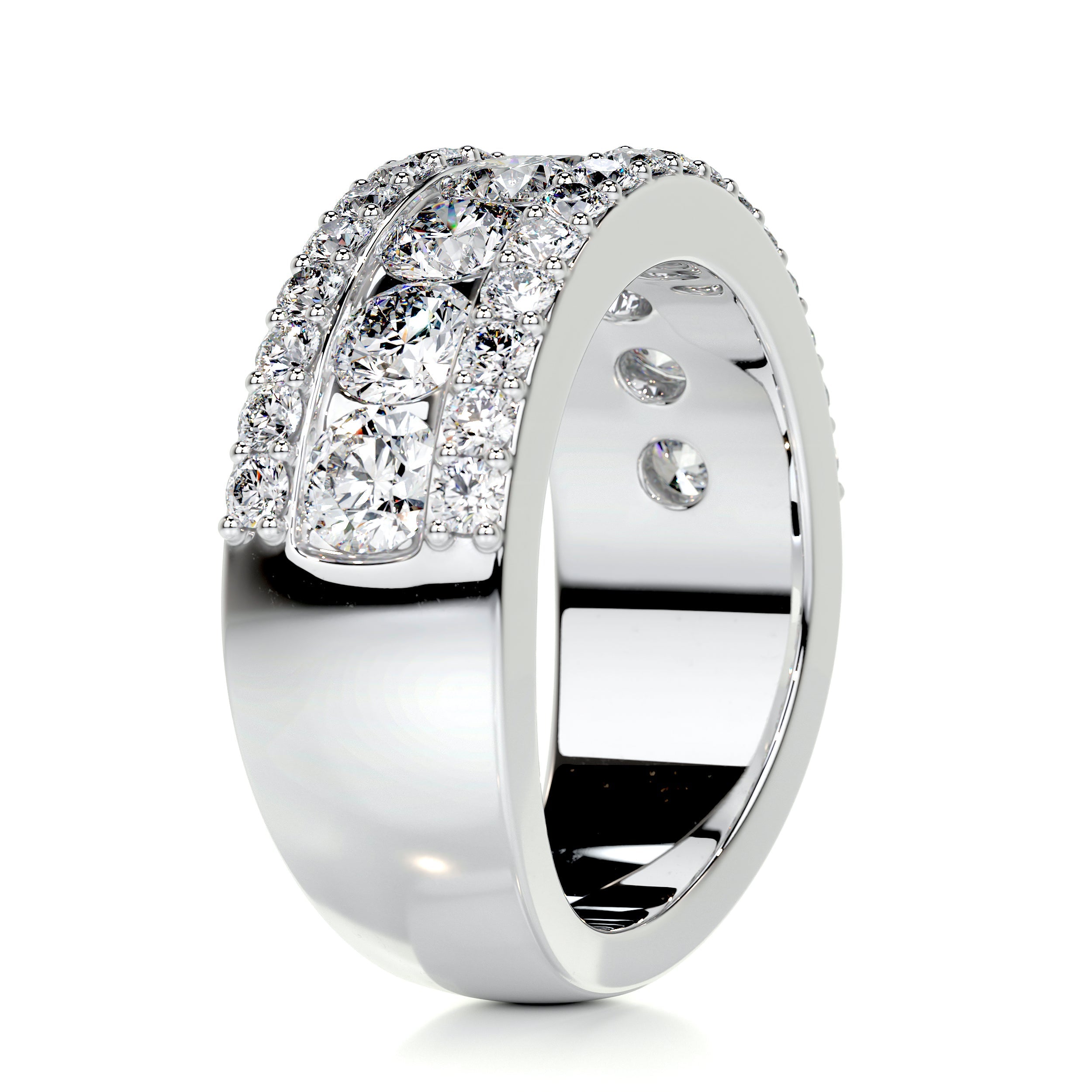 Nia Diamond Wedding Ring   (2 Carat) -Platinum (RTS)