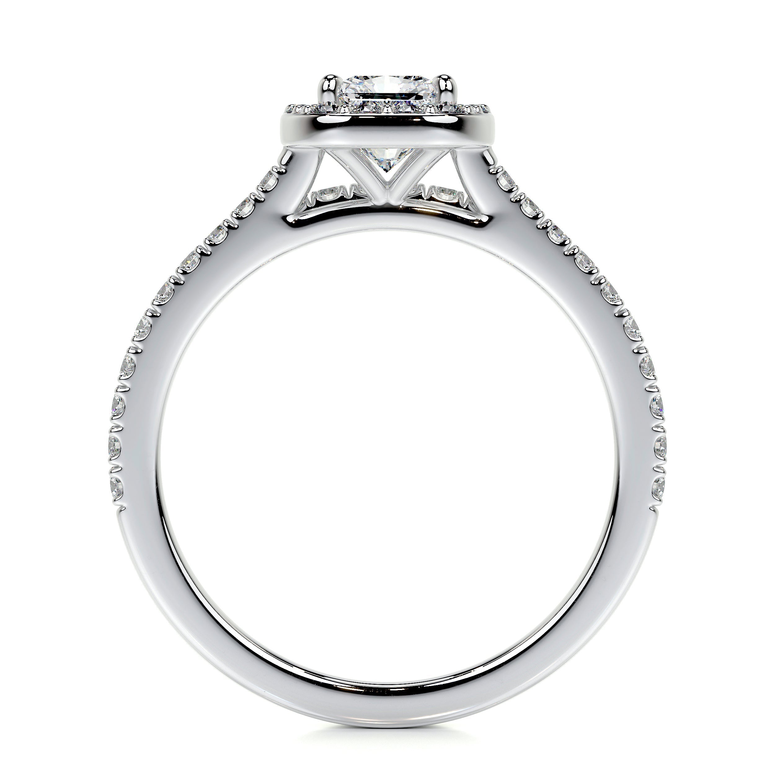 Cora Lab Grown Diamond Bridal Set   (1.5 Carat) -14K White Gold