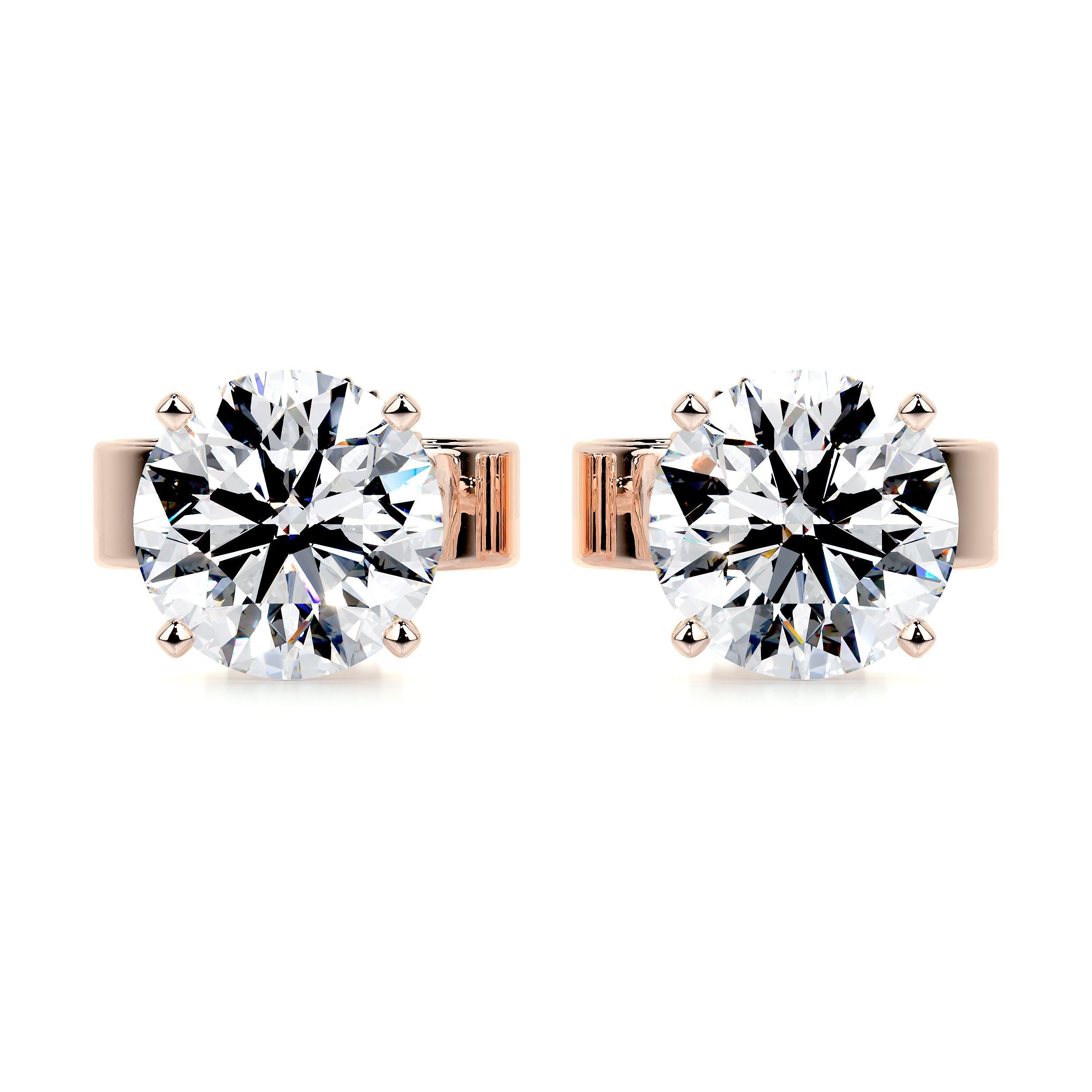 Petit Allen Lab Grown Diamond Earrings -14K Rose Gold