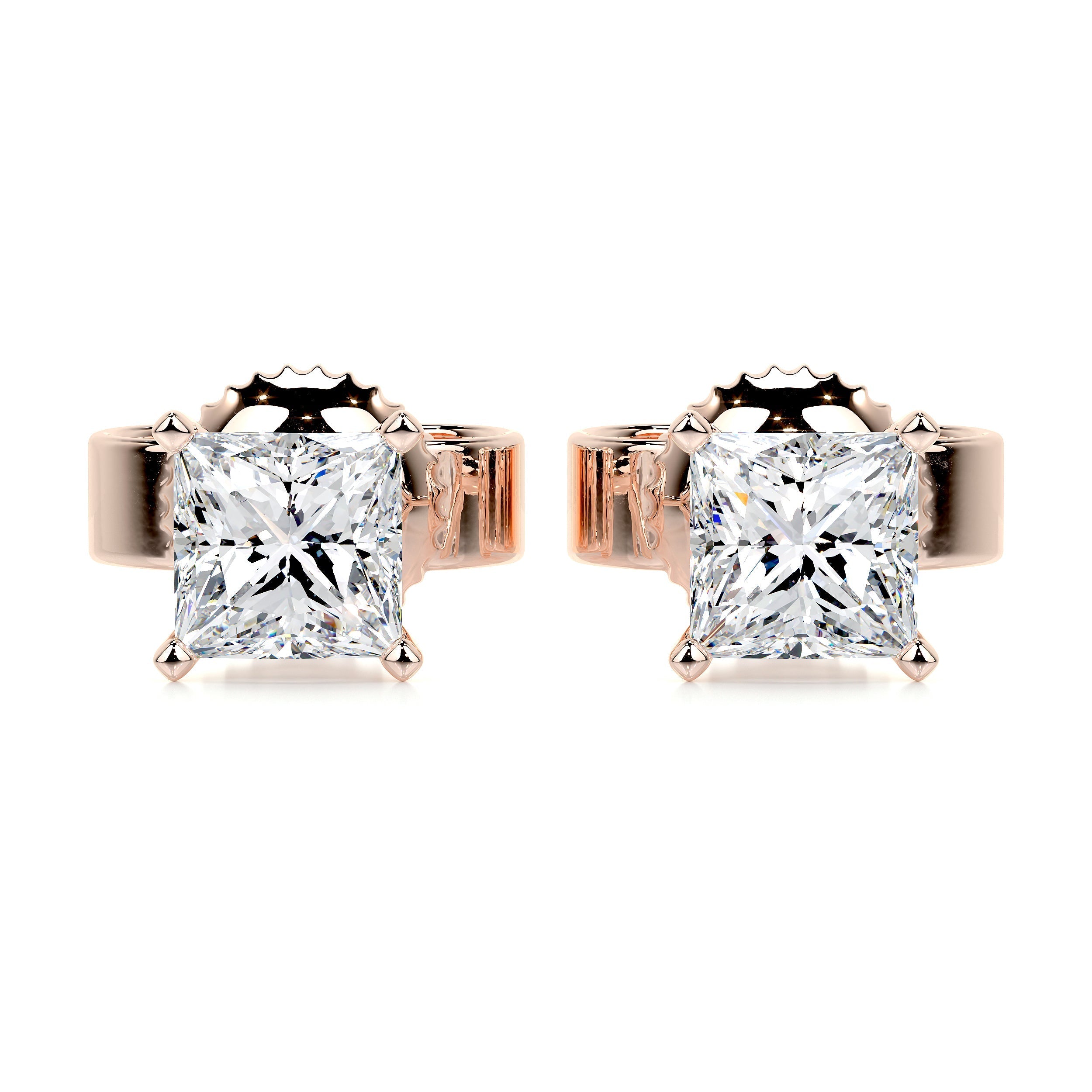 Petit Jamie Lab Grown Diamond Earrings -14K Rose Gold