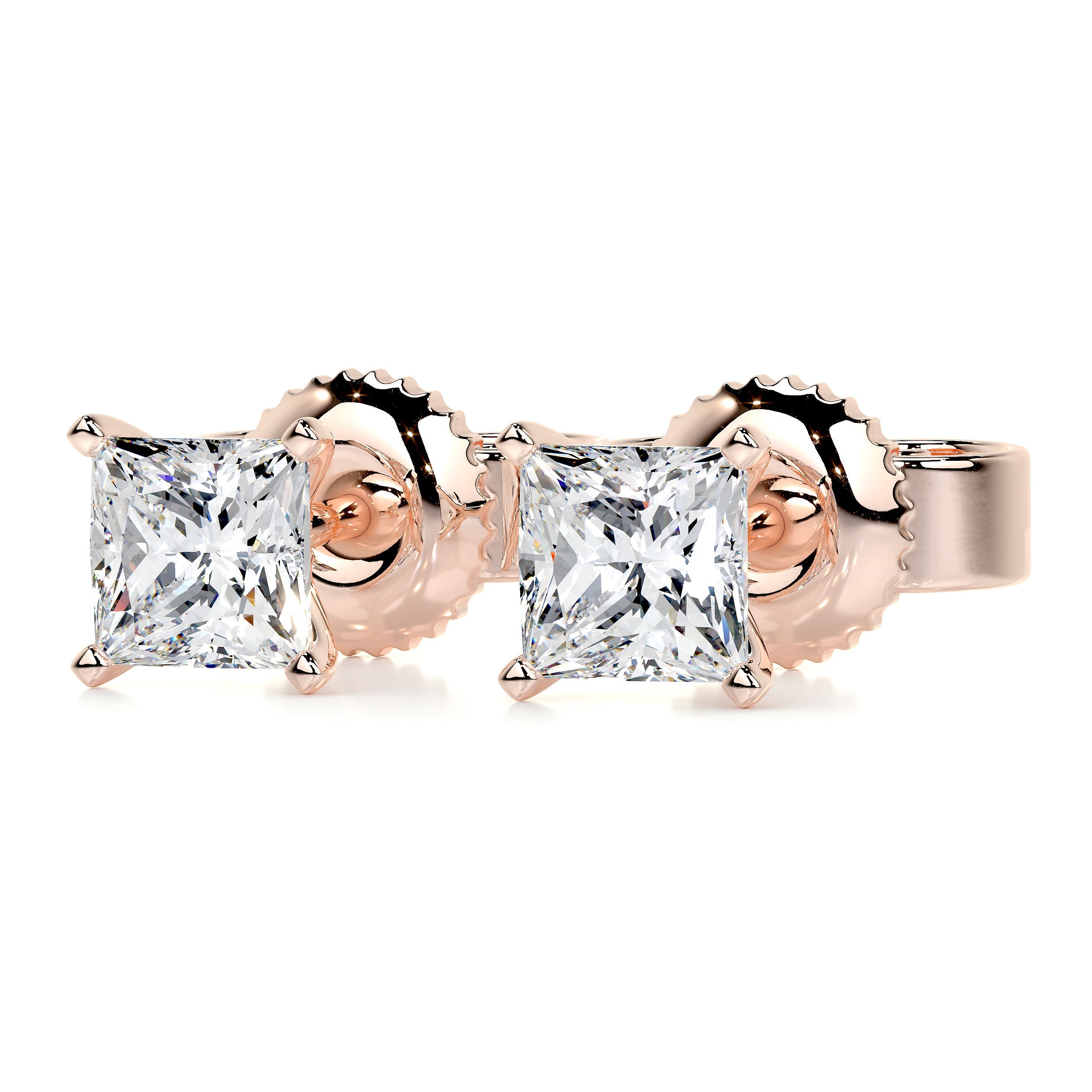 Petit Jamie Lab Grown Diamond Earrings -14K Rose Gold