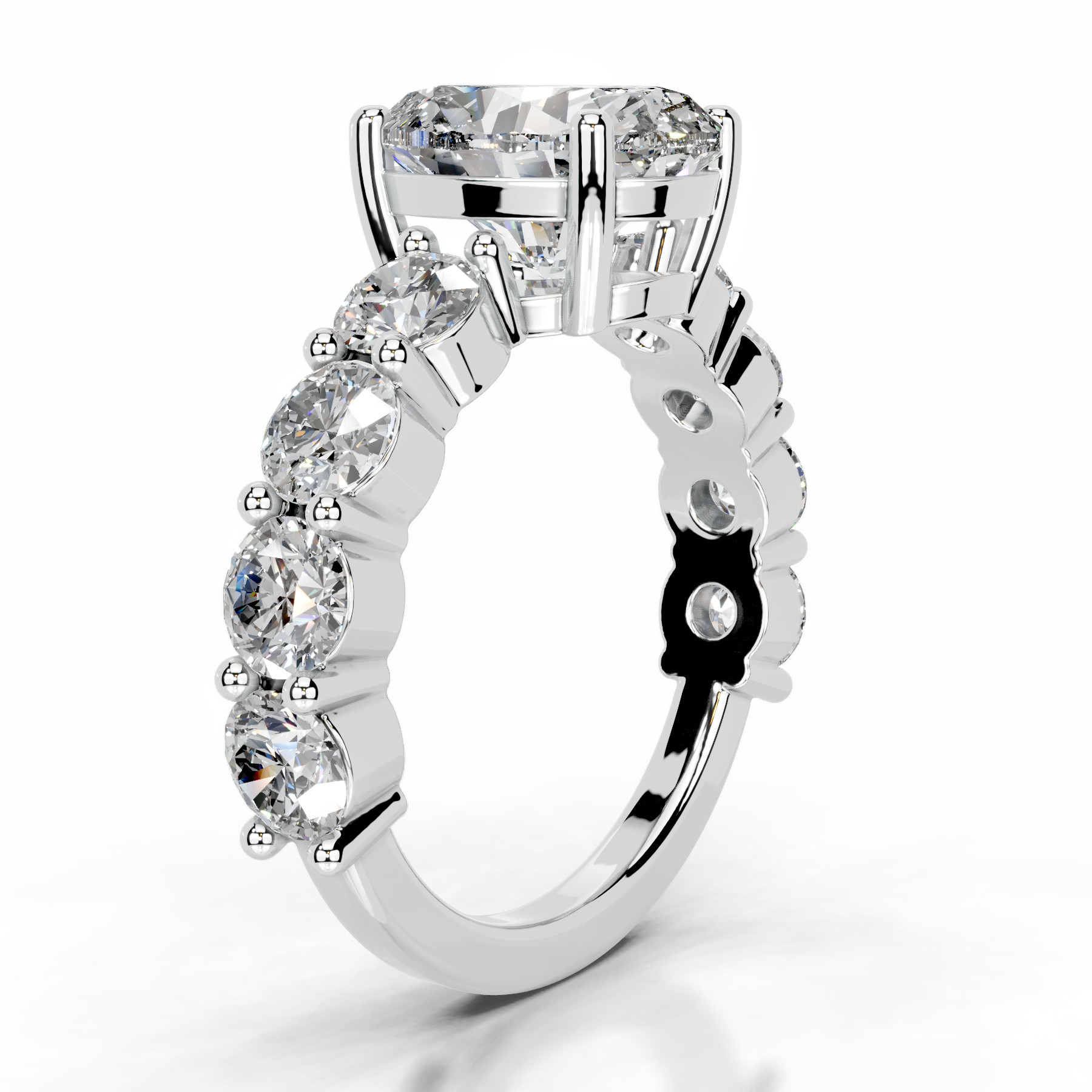 Odin Lab Grown Diamond Ring - 14K White Gold