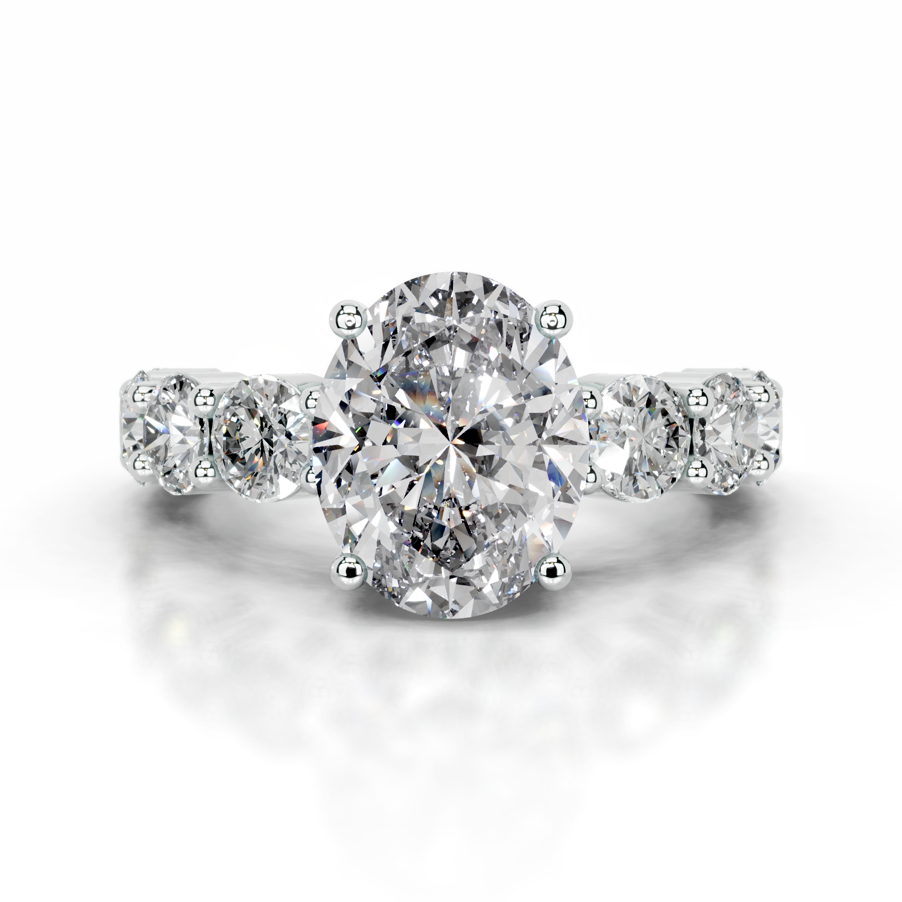 Odin Diamond Engagement Ring   (4 Carat) -Platinum