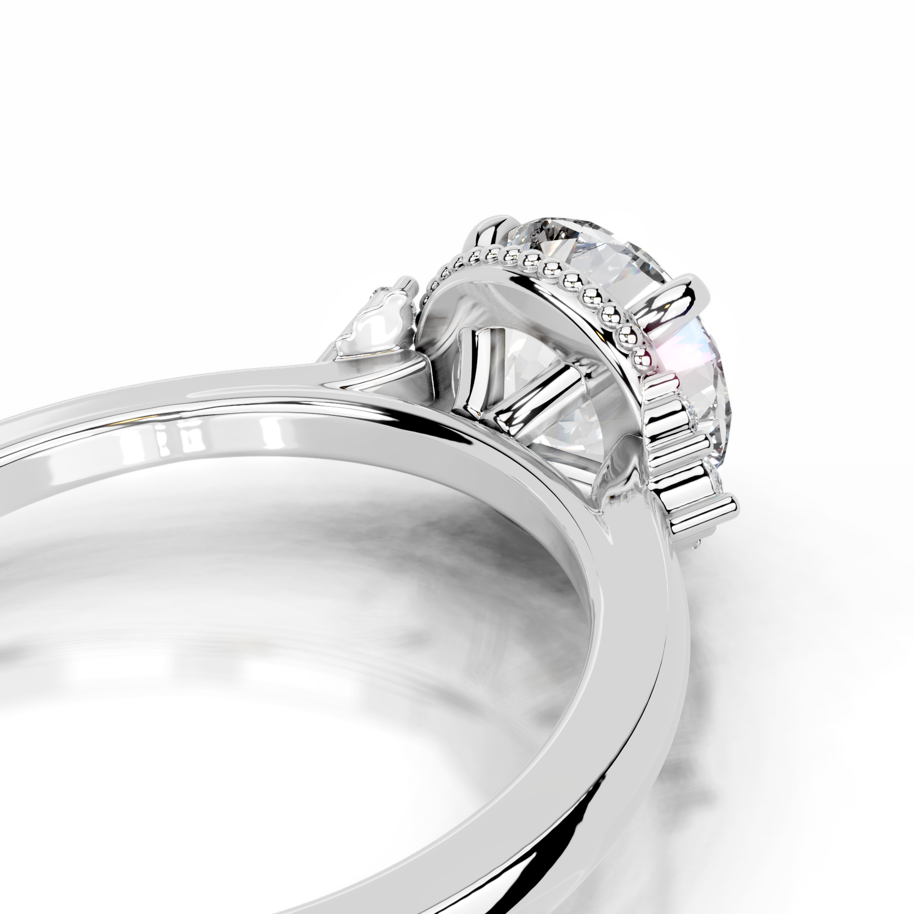 Natasha Diamond Engagement Ring   (2.10 Carat) -Platinum