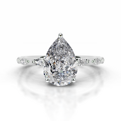 Nadya Diamond Engagement Ring (2.2 Carat) -18K White Gold