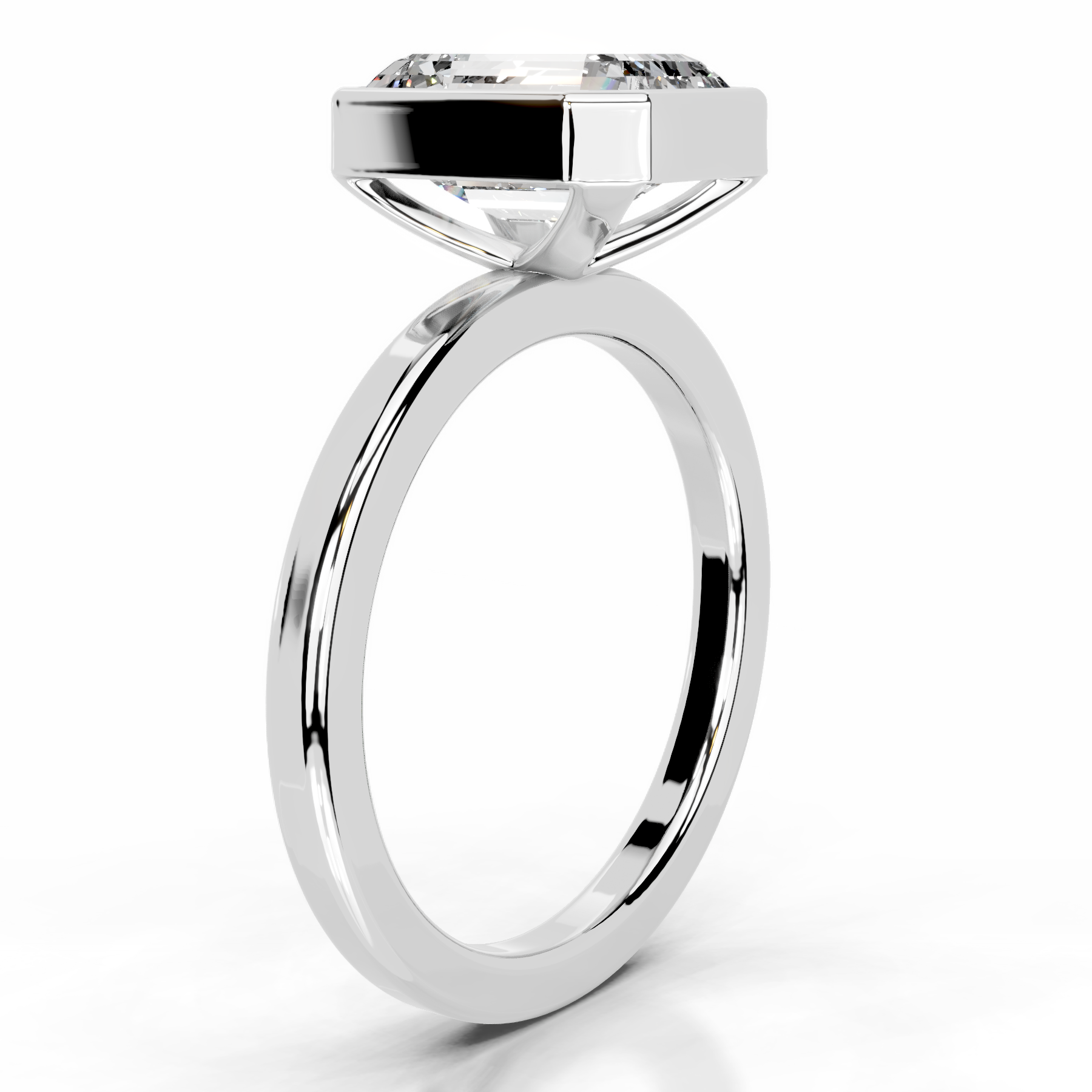 Dima Diamond Engagement Ring   (2 Carat) -Platinum