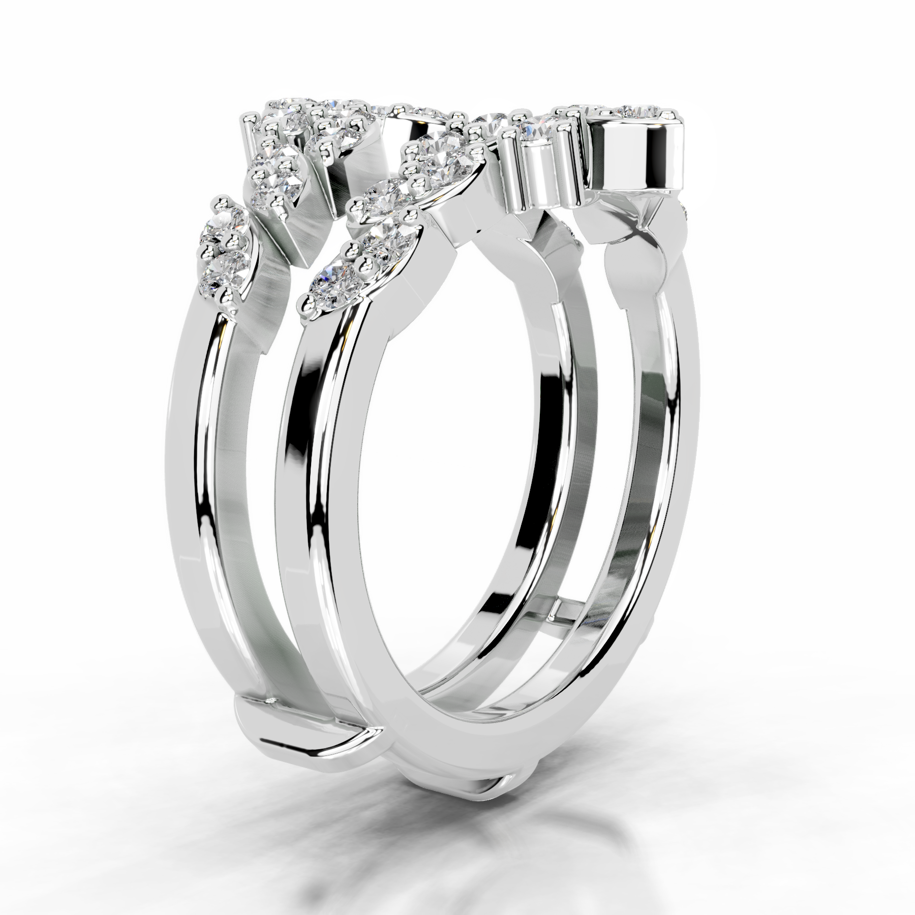 Nikita Lab Grown Diamond Wedding Ring   (0.70 Carat) -14K White Gold