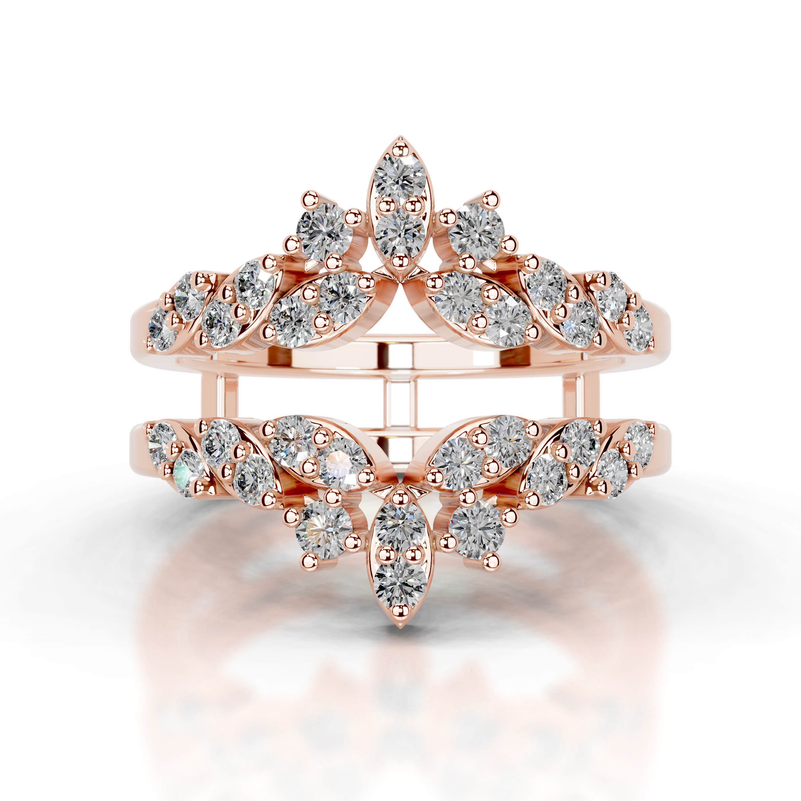 Nikita Diamond Wedding Ring   (0.70 Carat) -14K Rose Gold