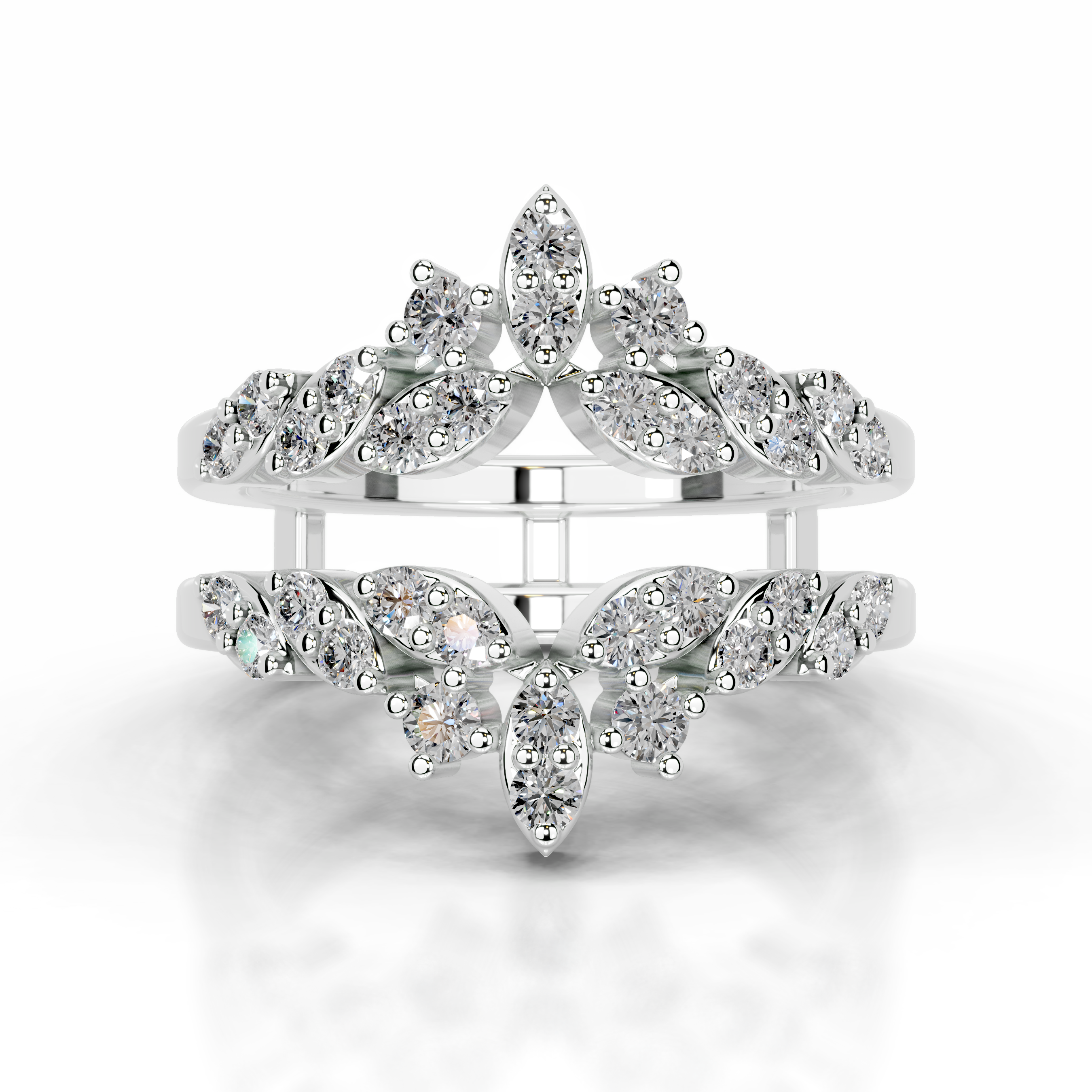 Nikita Diamond Wedding Ring   (0.70 Carat) -14K White Gold