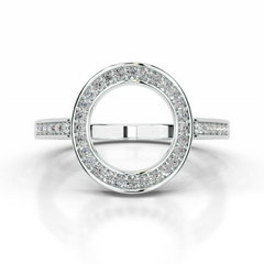 Inessa Diamond Wedding Ring (0.15 Carat) -Platinum