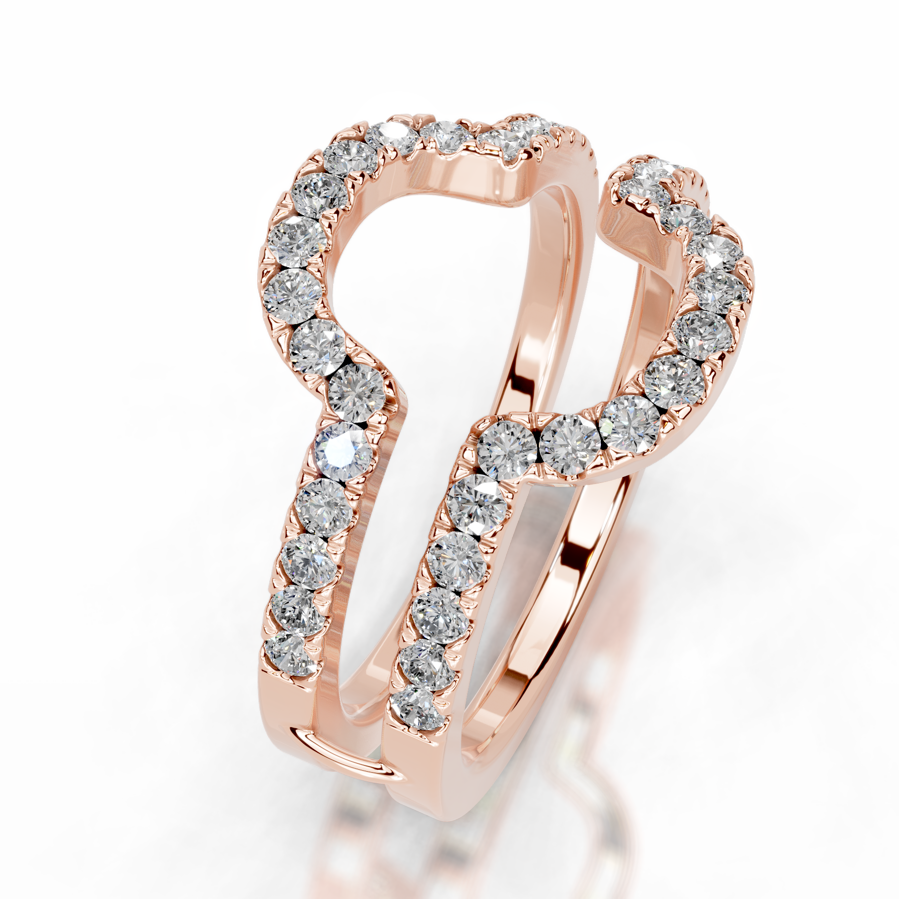 Yana Lab Grown Diamond Wedding Ring   (0.50 Carat) -14K Rose Gold