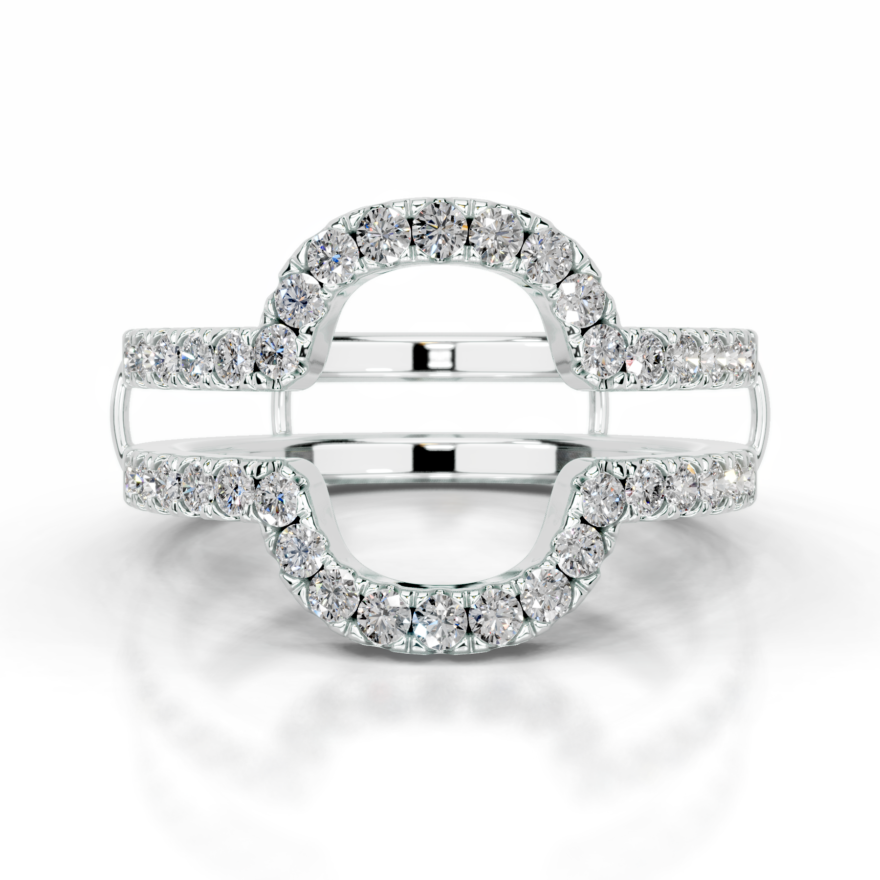 Yana Diamond Wedding Ring   (0.50 Carat) -14K White Gold