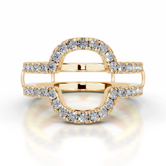 Yana Diamond Wedding Ring (0.50 Carat) -18K Yellow Gold