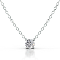 Mary Lab Grown Diamond Pendant (2 Carat) -18K White Gold