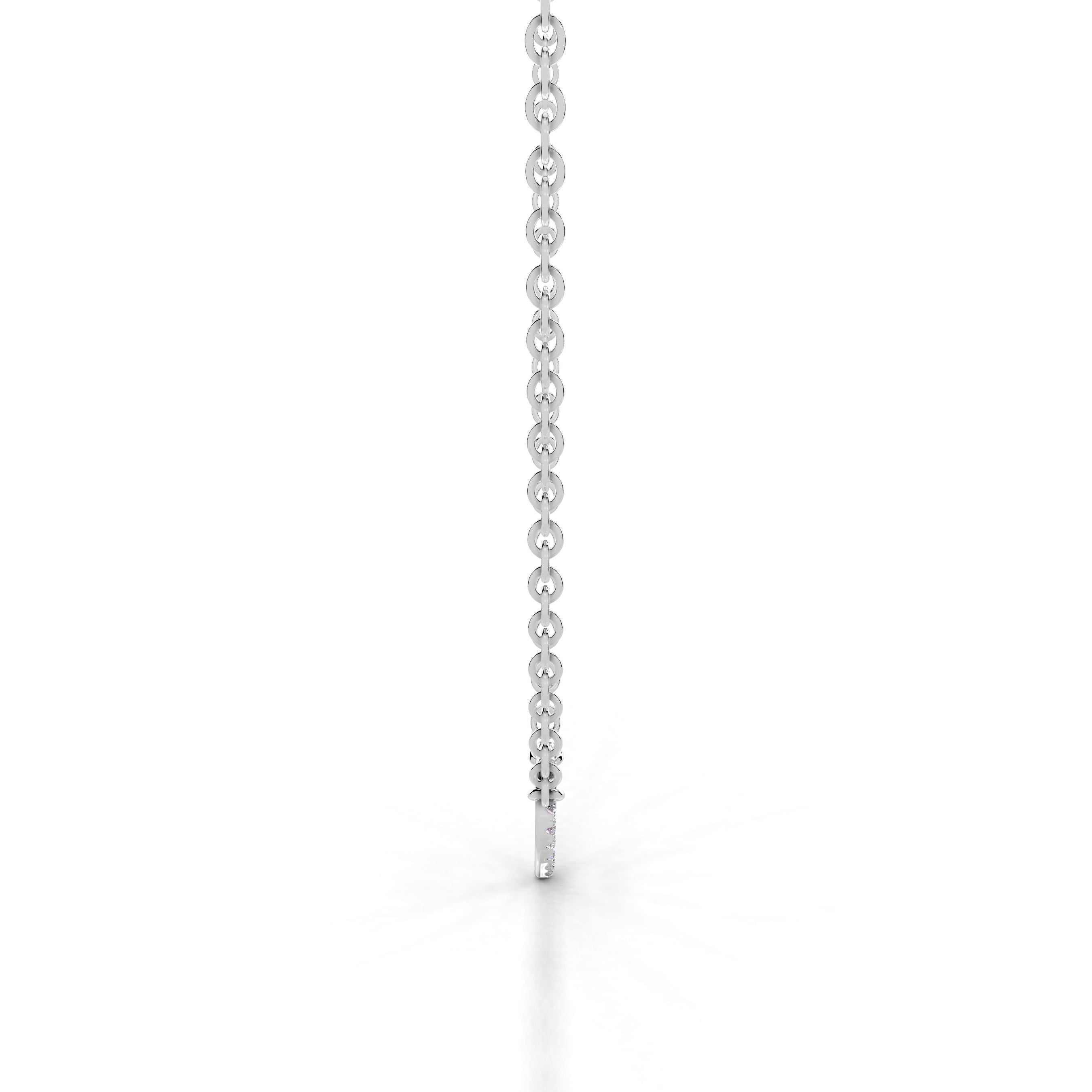 Jennifer Diamond Pendant - 14K White Gold