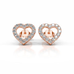 Linda Diamond Earrings - 14K Rose Gold