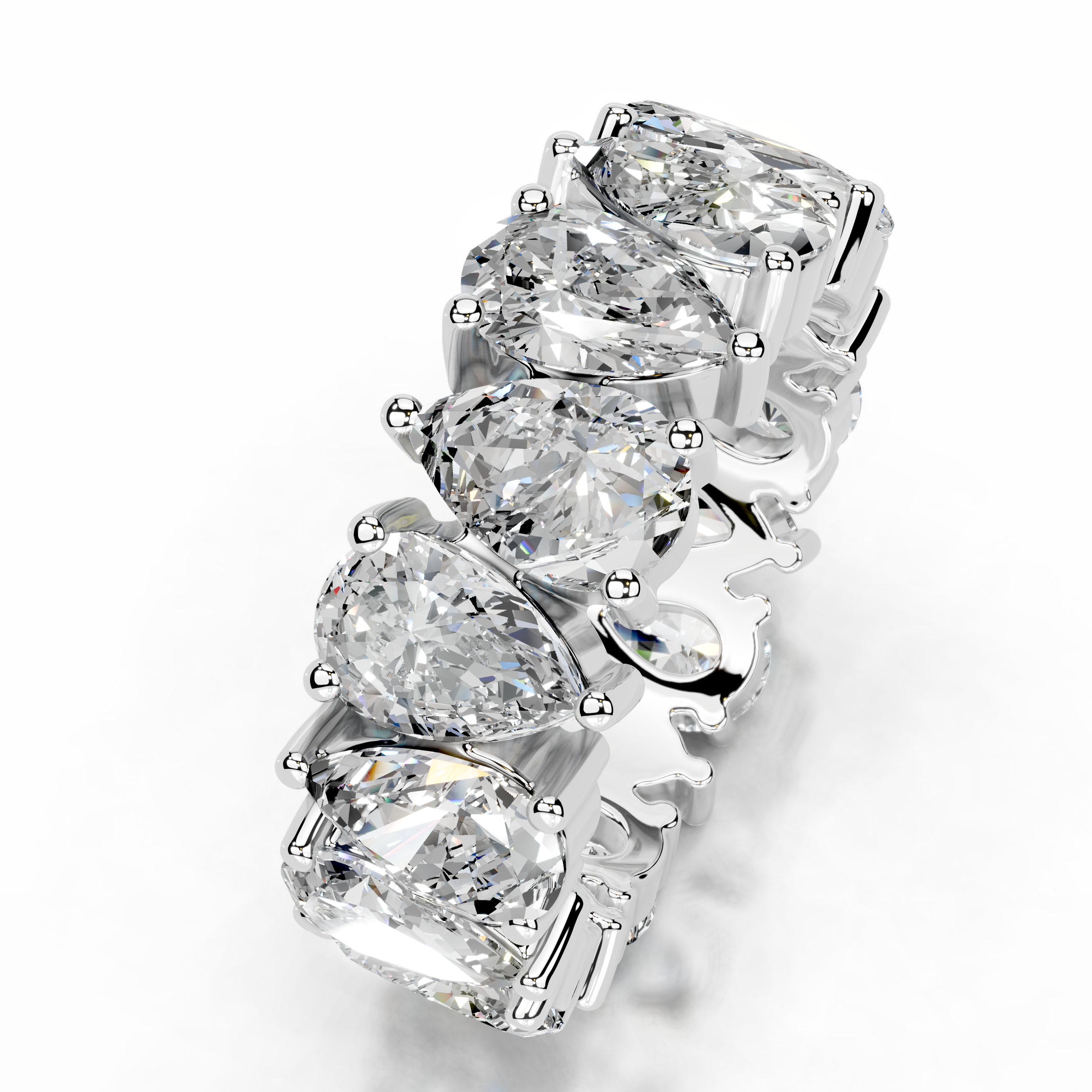 Sarah Diamond Wedding Ring   (6 Carat) -Platinum