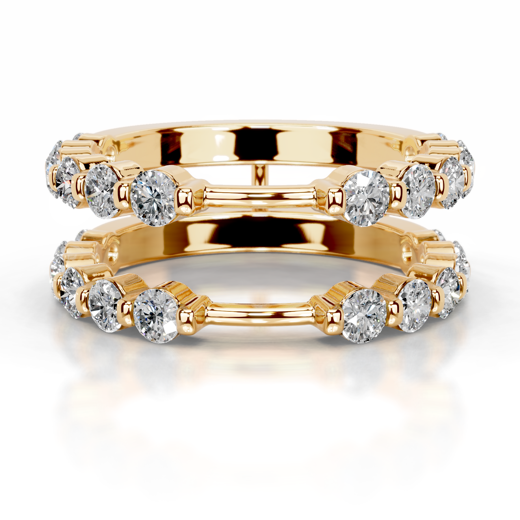 Ashley Diamond Wedding Ring   (1.25 Carat) -18K Yellow Gold