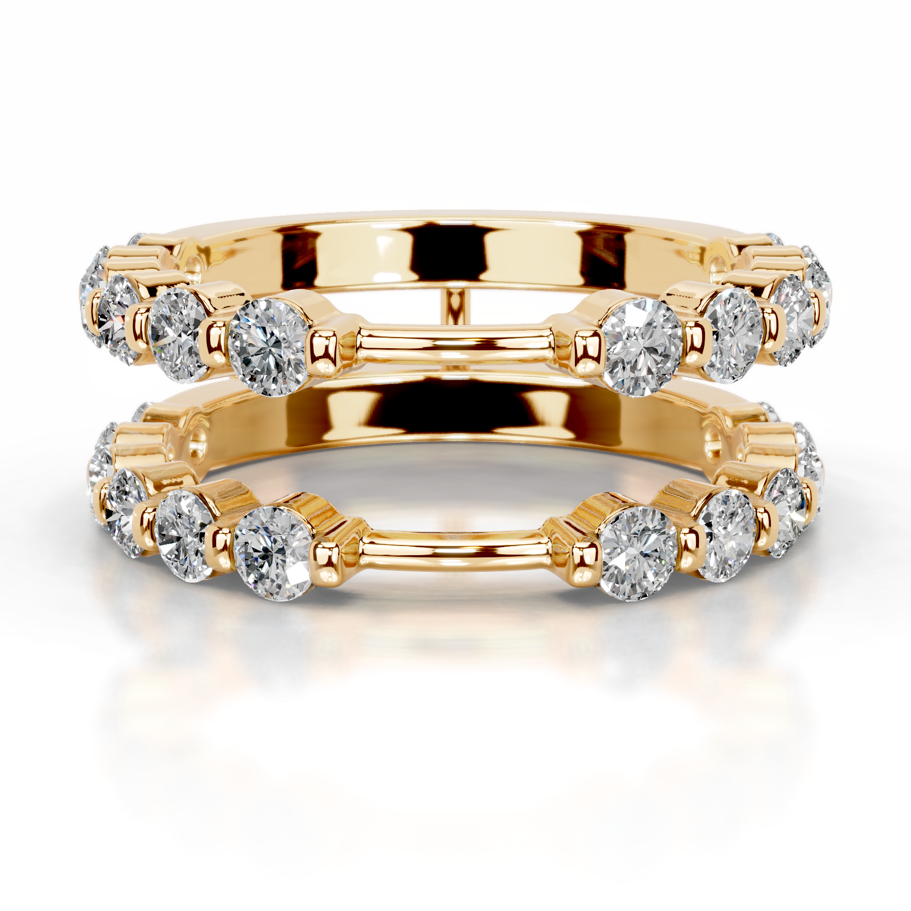 Ashley Lab Grown Diamond Wedding Ring   (1.25 Carat) -18K Yellow Gold