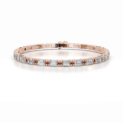 Severine Diamond Tennis Bracelet (13 Carat) -14K Rose Gold