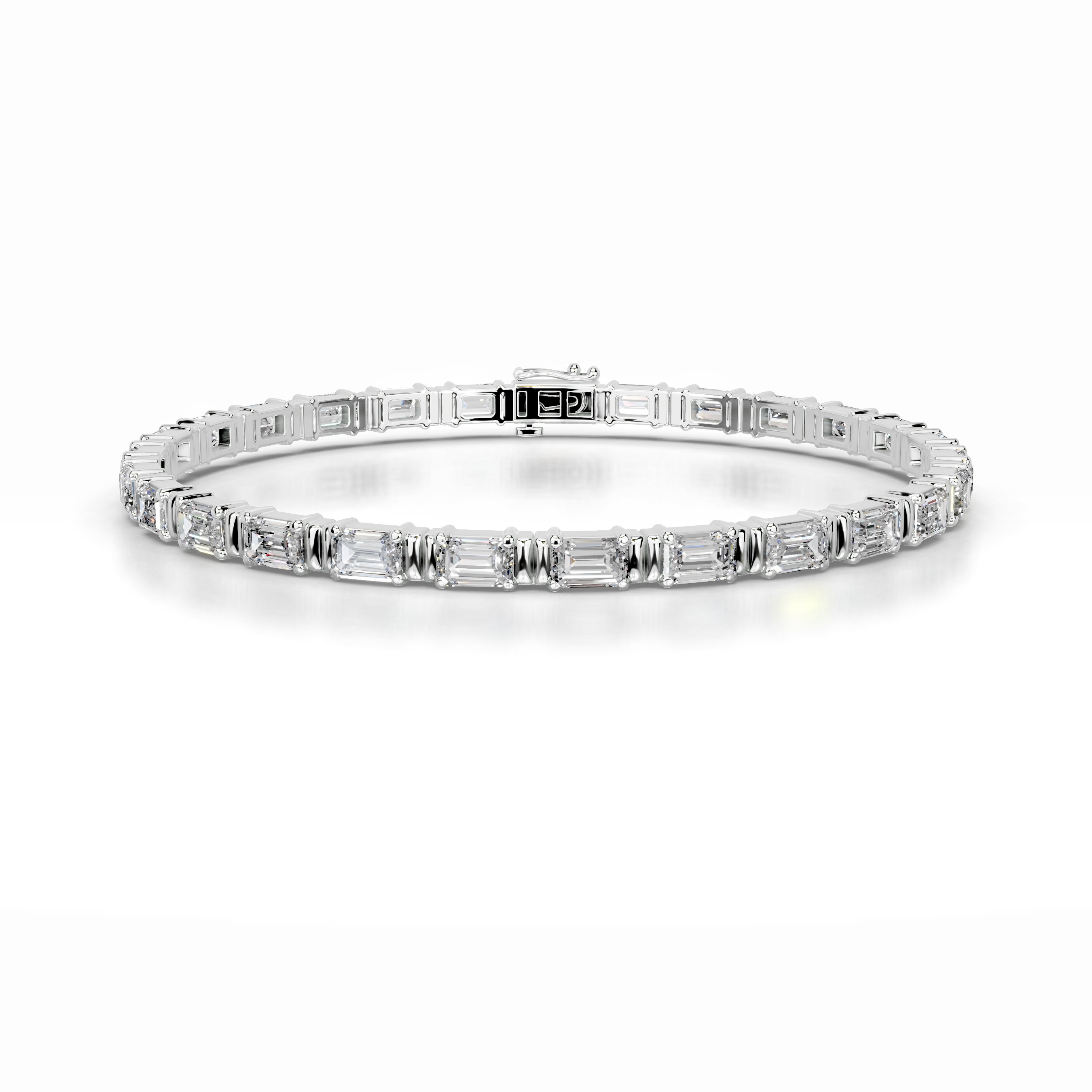 Severine Diamond Tennis Bracelet   (13 Carat) -18K White Gold