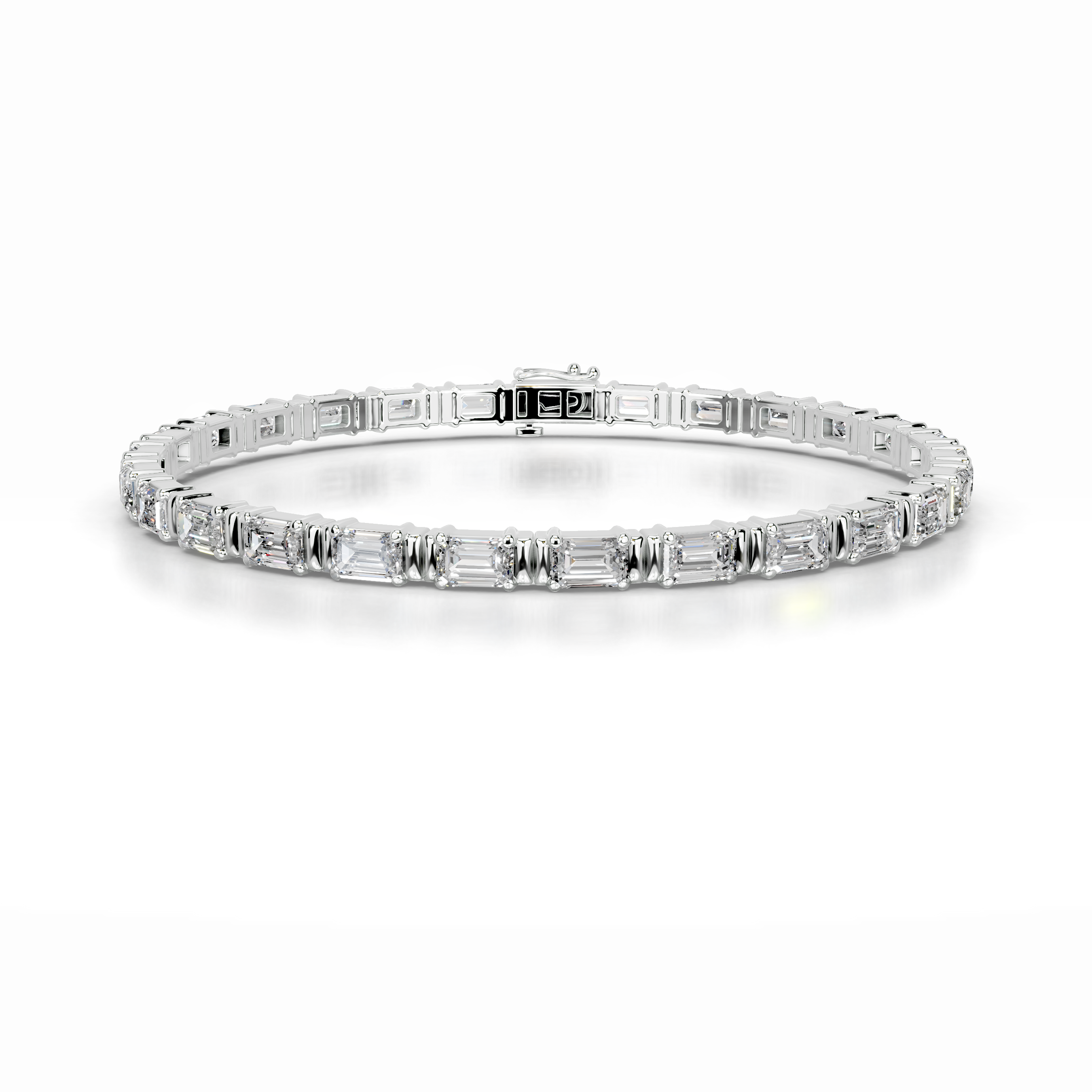 Severine Lab Grown Diamond Tennis Bracelet   (13 Carat) -14K White Gold