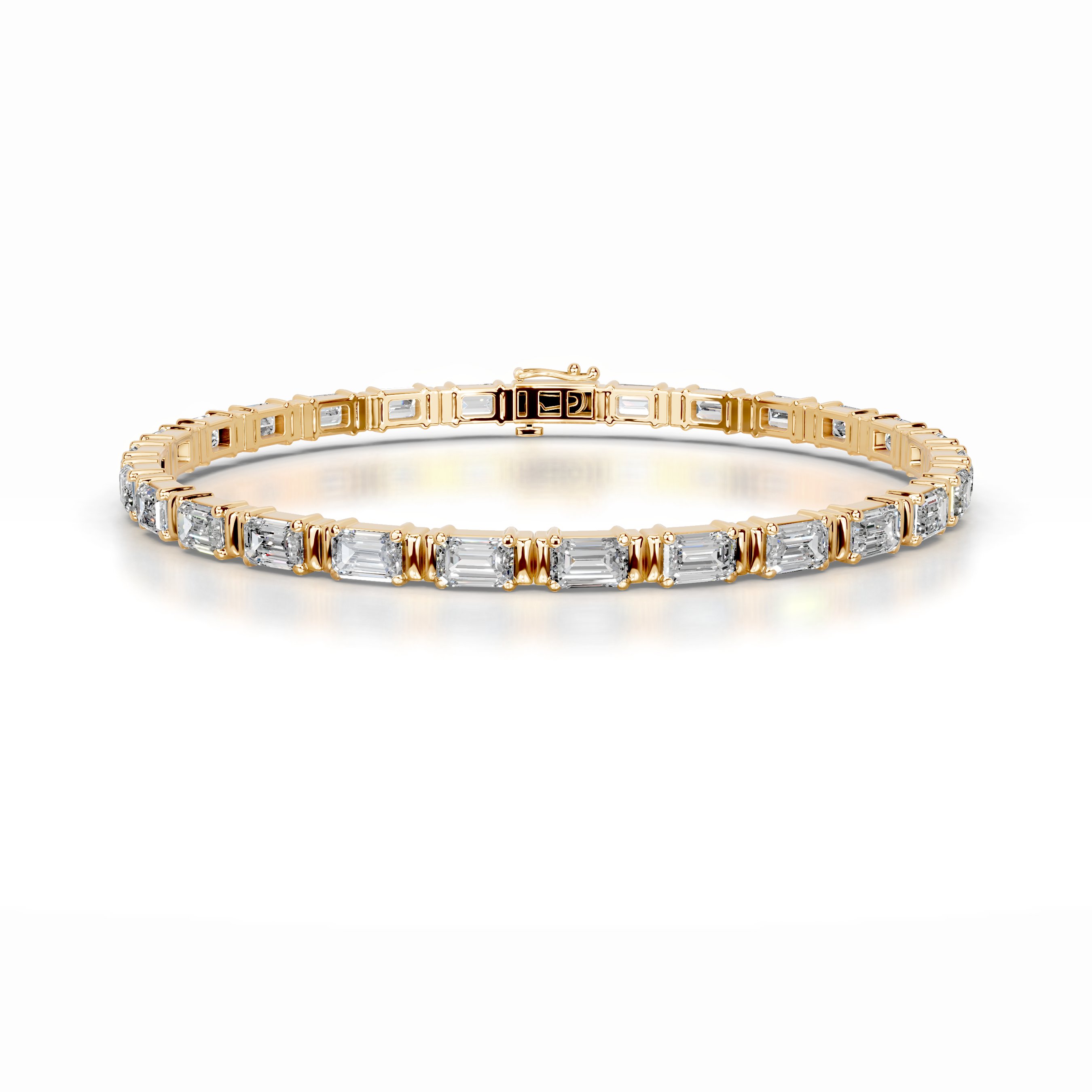 Severine Diamond Tennis Bracelet   (13 Carat) -18K Yellow Gold