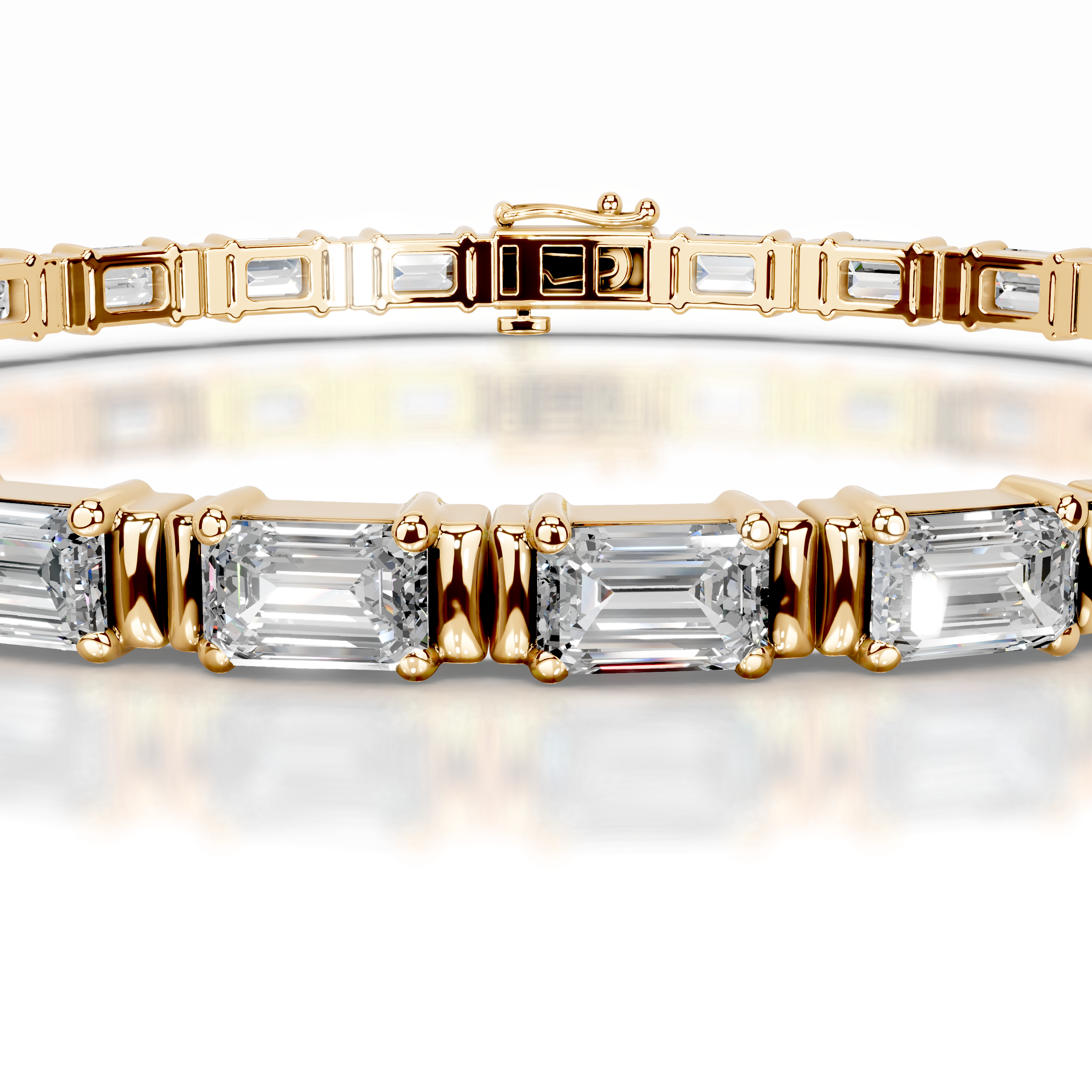 Severine Diamond Tennis Bracelet   (13 Carat) -18K Yellow Gold