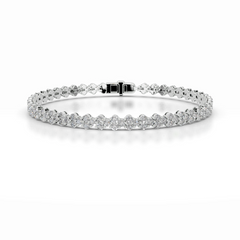 Shirley Lab Grown Diamond Tennis Bracelet (7.5 Carat) -18K White Gold