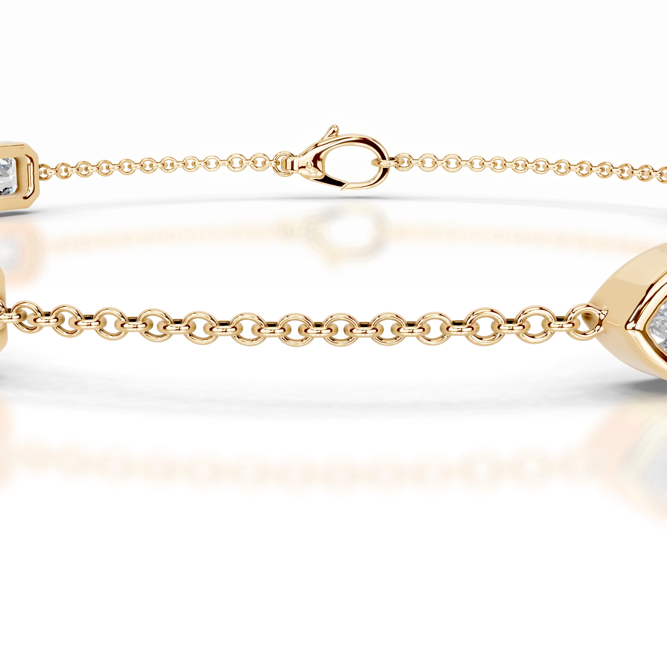 Heather Diamond Chain Bracelet - 18K Yellow Gold