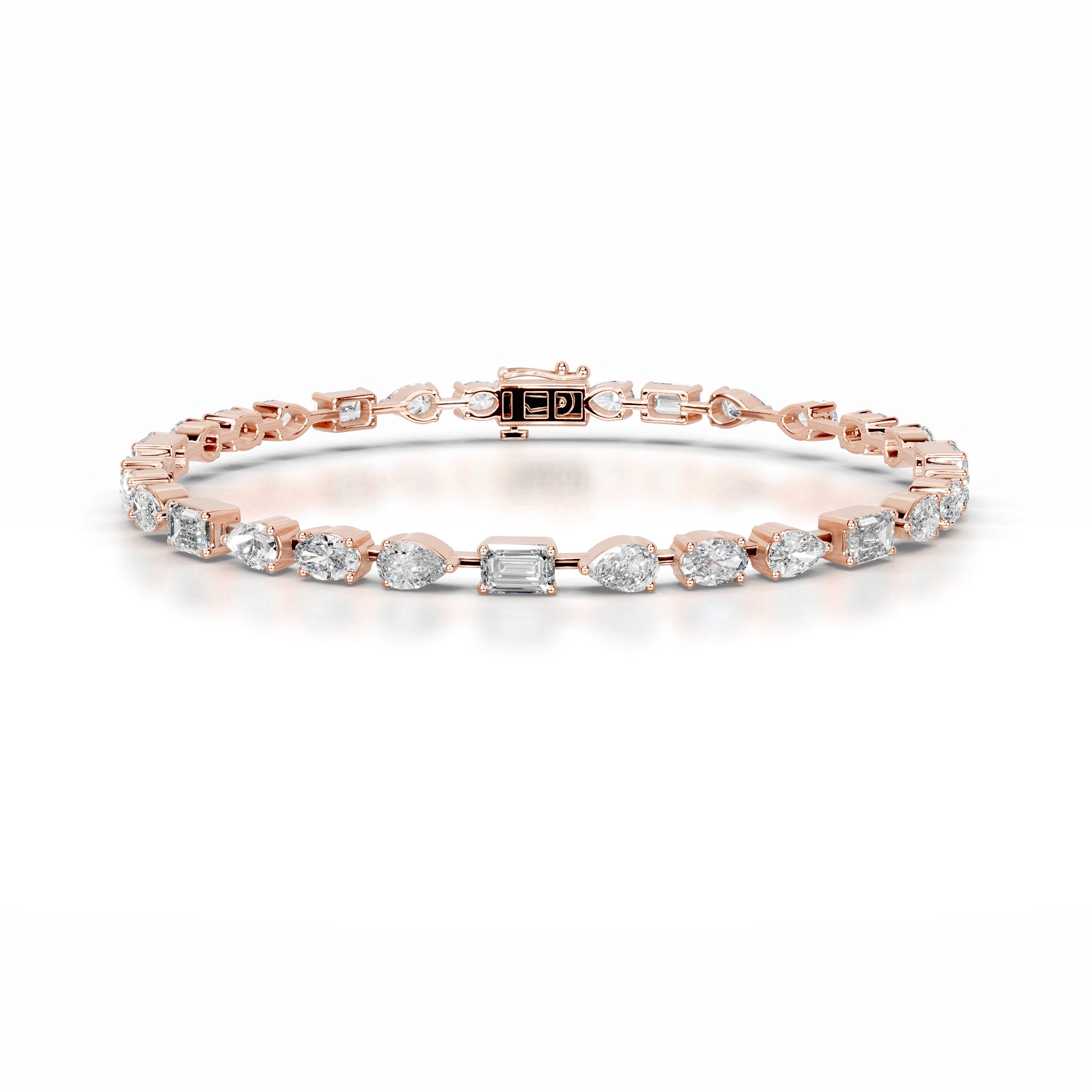 Victoria Lab Grown Diamond Tennis Bracelet - 14K Rose Gold