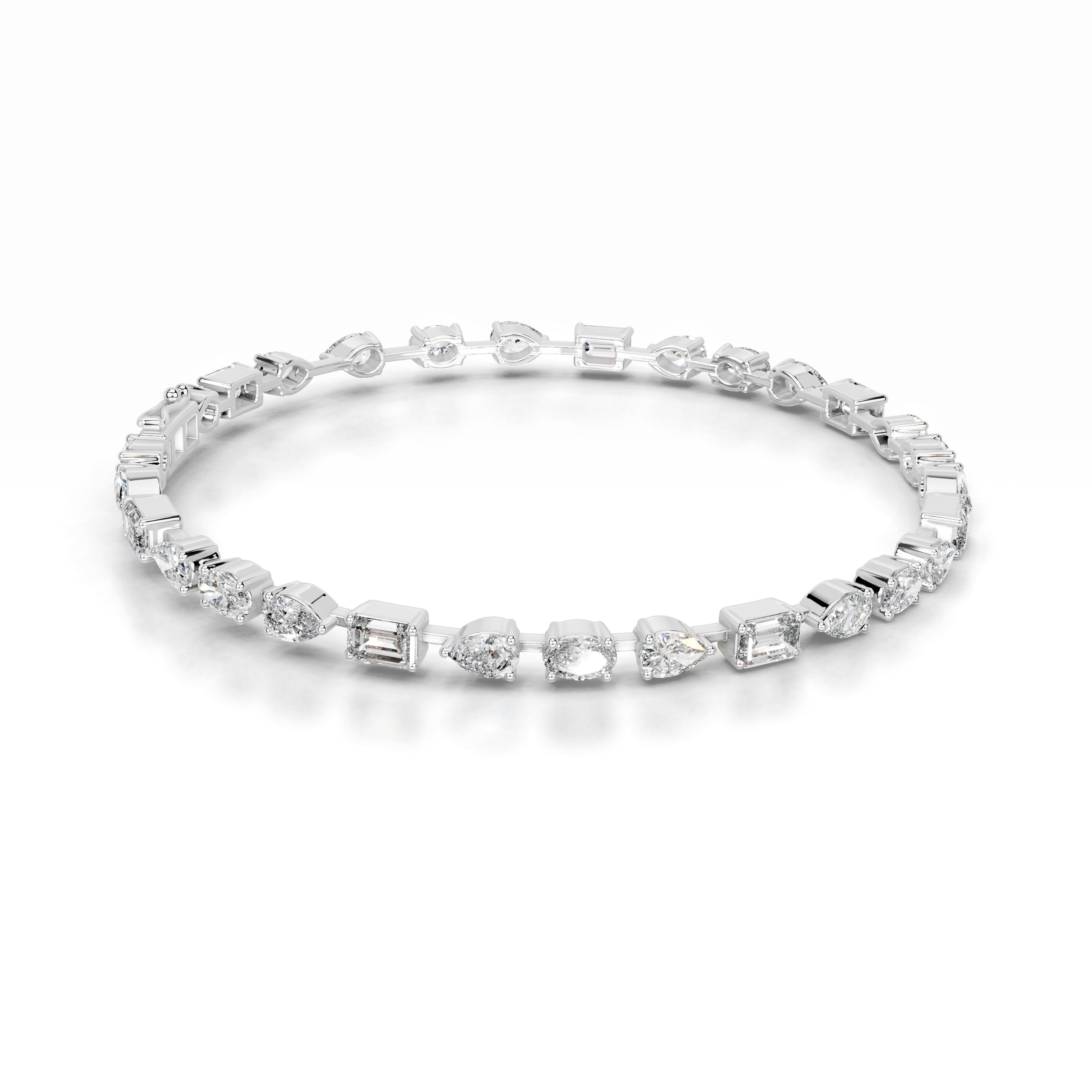 Victoria Diamond Tennis Bracelet - 18K White Gold