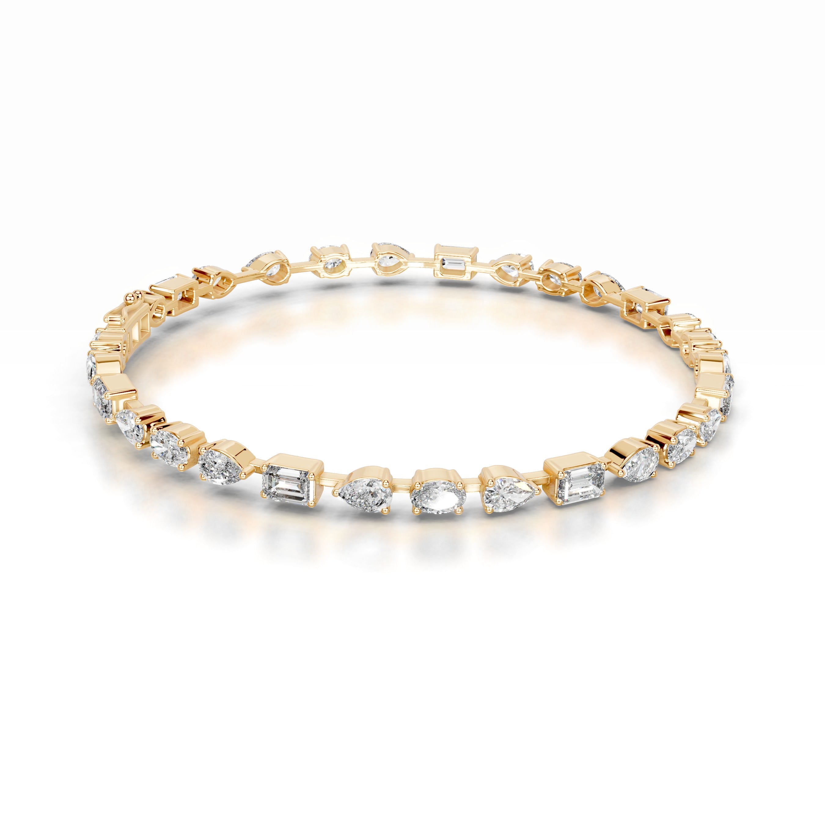 Victoria Diamond Tennis Bracelet - 18K Yellow Gold