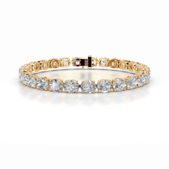 Ruth Diamond Tennis Bracelet (15 Carat) -18K Yellow Gold