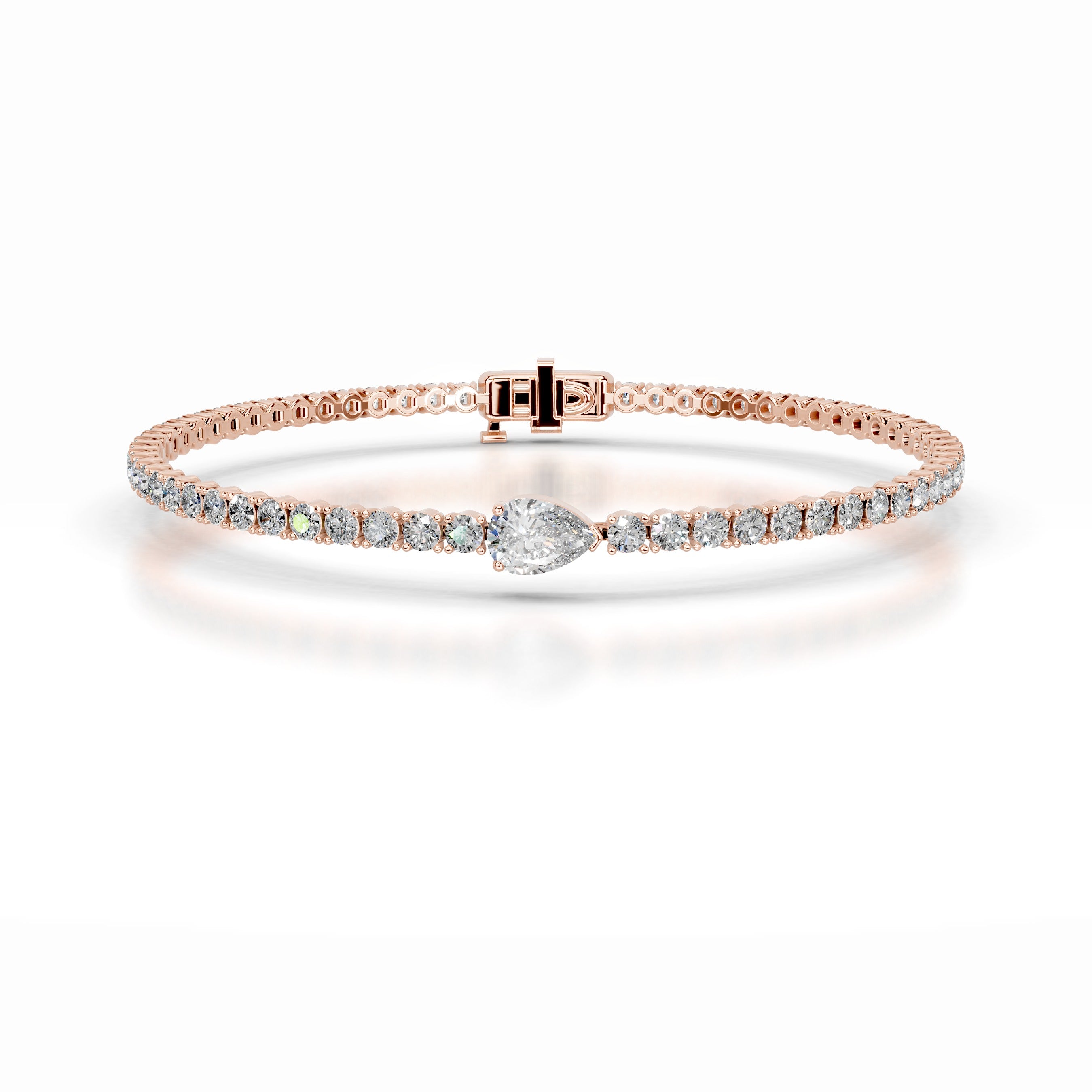 Cheryl Diamond Bracelet - 14K Rose Gold