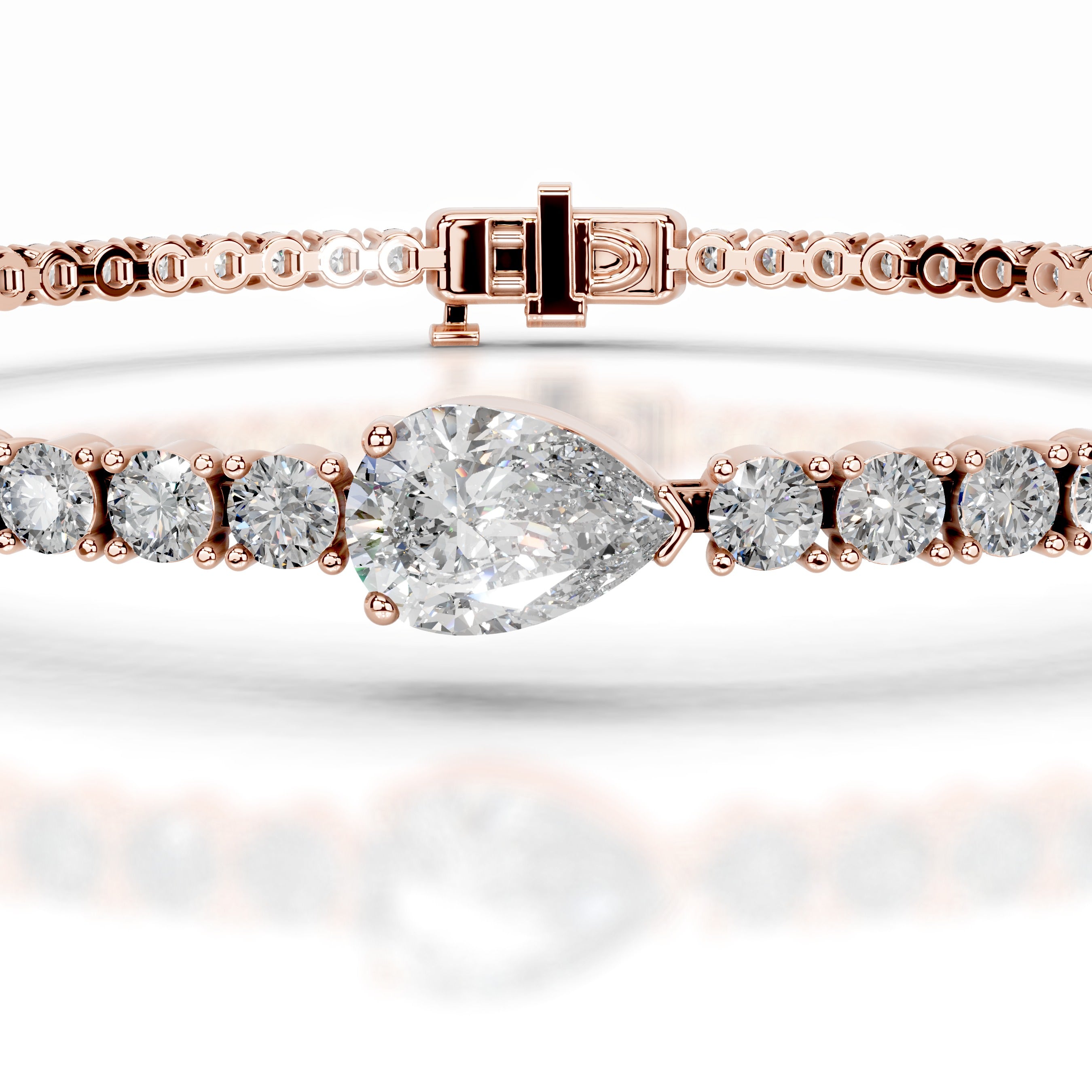 Cheryl Diamond Bracelet - 14K Rose Gold