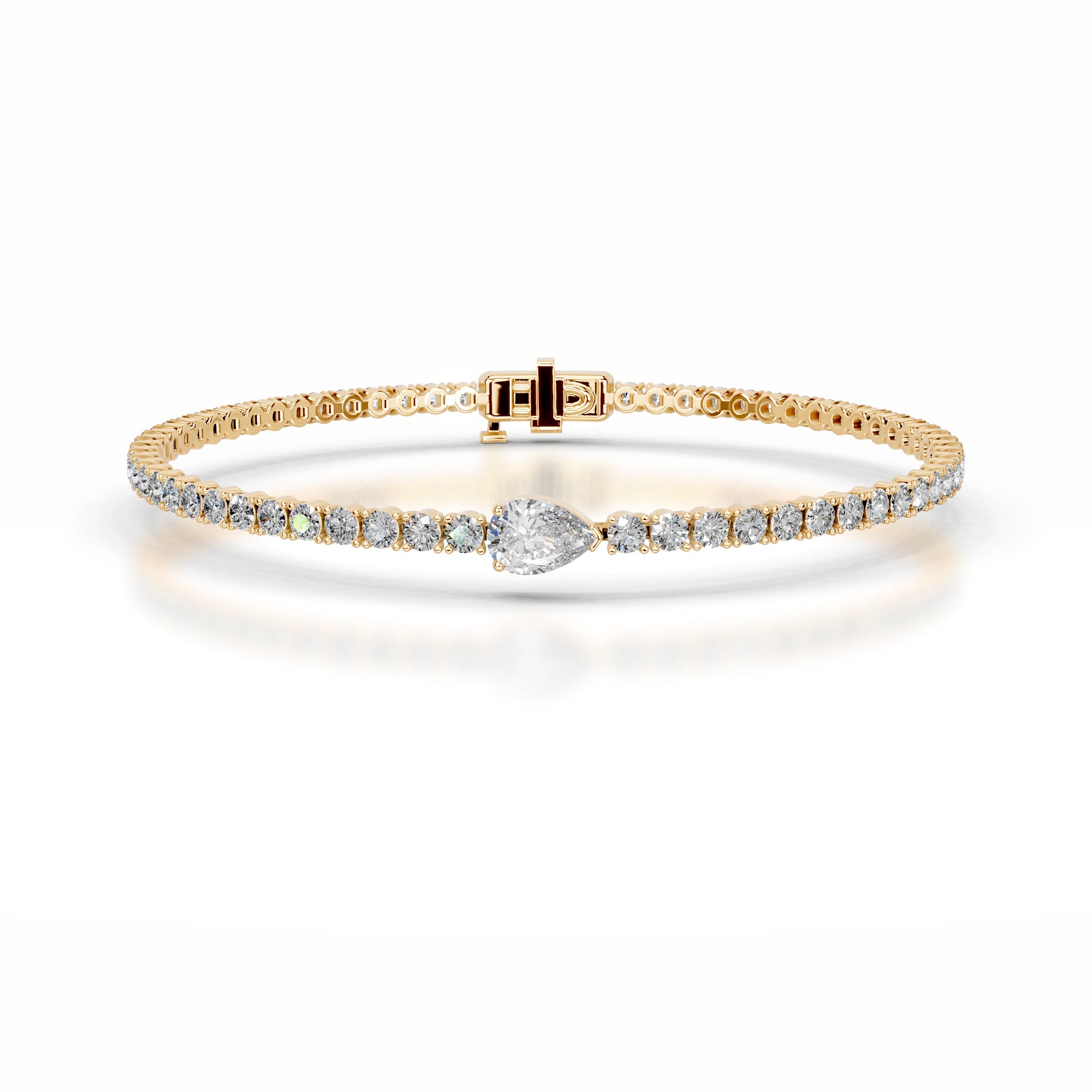 Cheryl Diamond Bracelet - 18K Yellow Gold