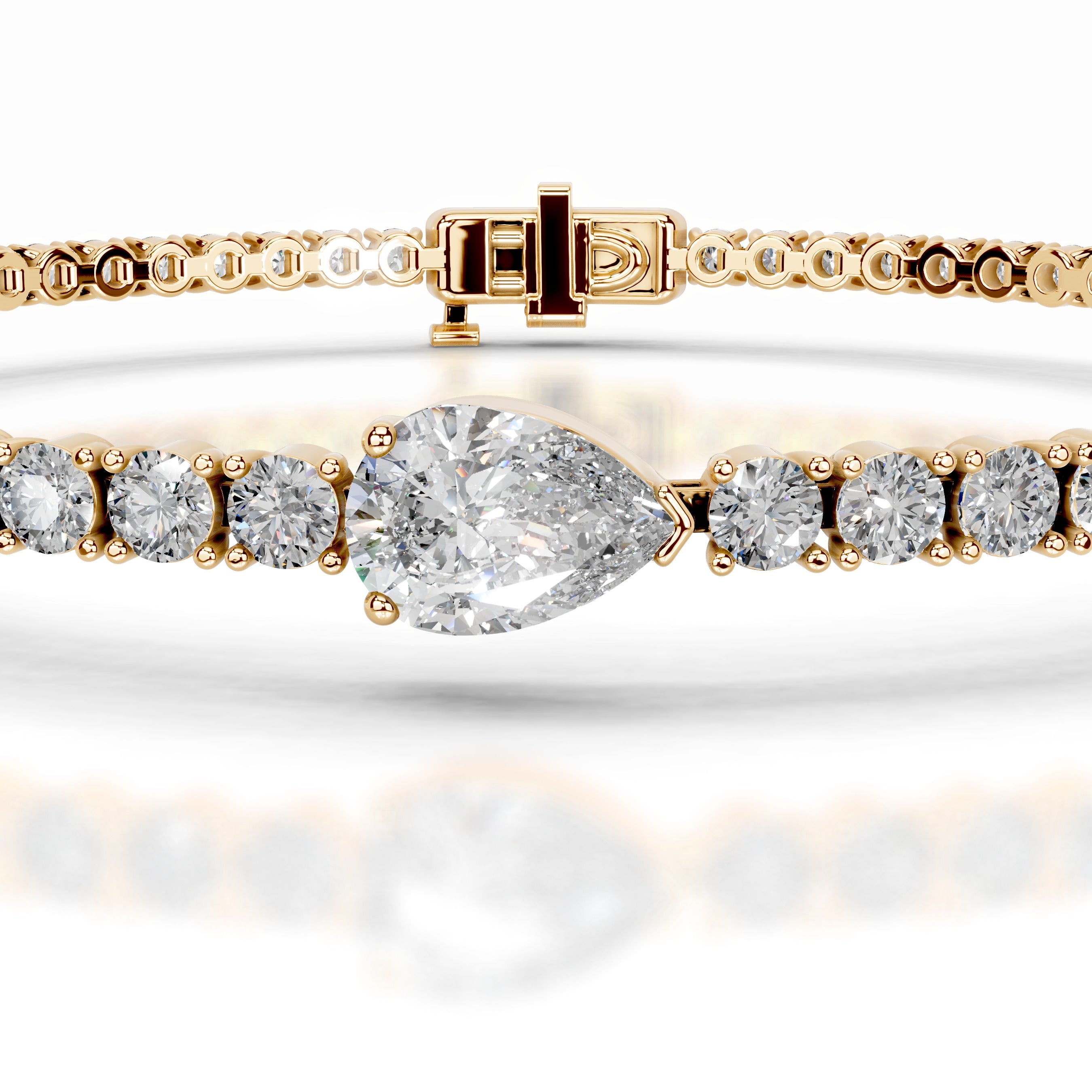 Cheryl Diamond Bracelet - 18K Yellow Gold