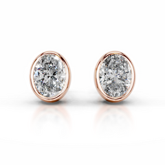 Janice Lab Grown Diamond Earrings (3 Carat) -14K Rose Gold