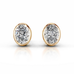 Janice Lab Grown Diamond Earrings (3 Carat) -18K Yellow Gold