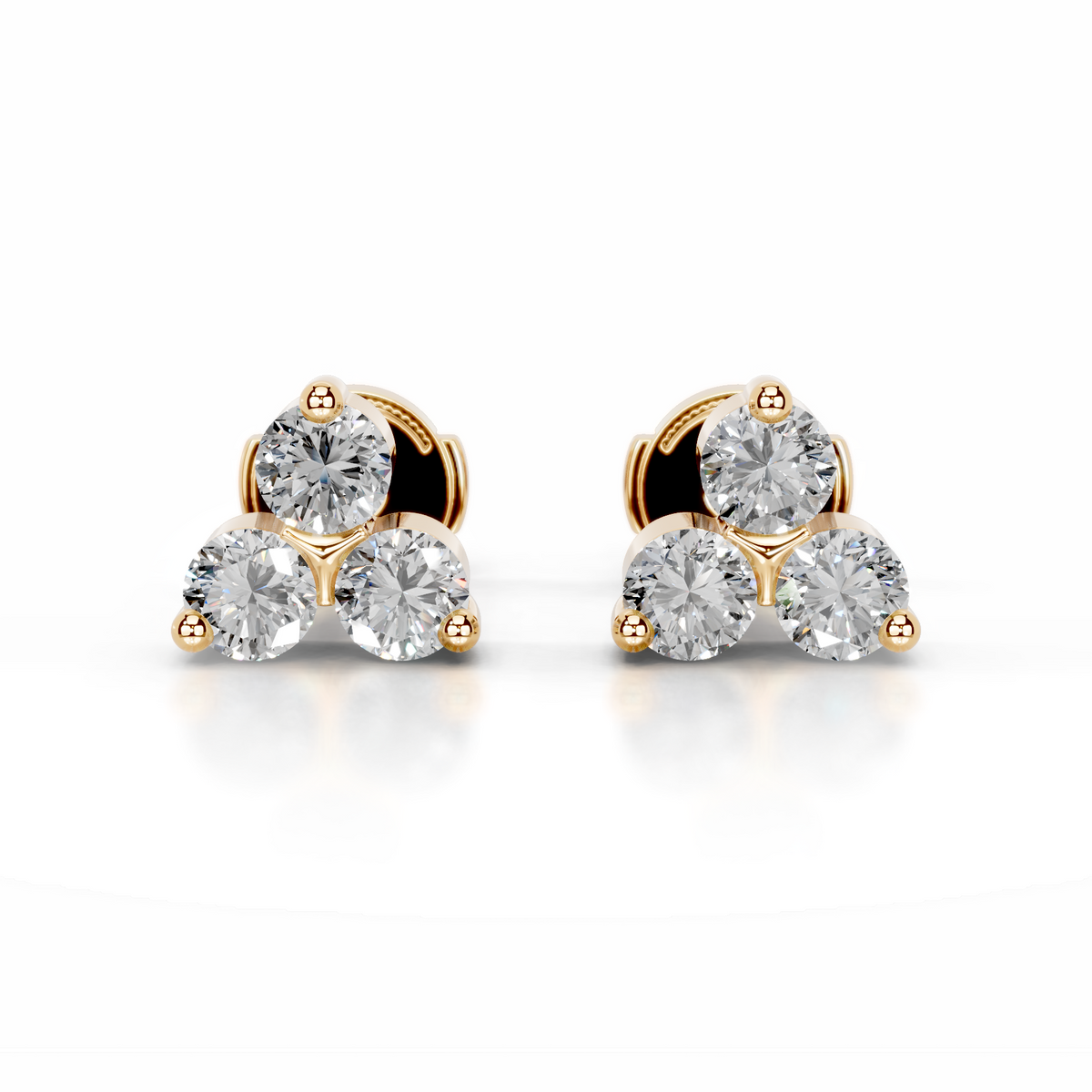 西城秀樹　Golden Earrings Vintage Pearl Stud Earrings – Viviane Guenoun