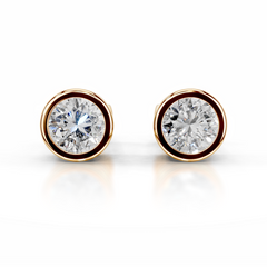 Amber Lab Grown Diamond Earrings (3 Carat) -18K Yellow Gold