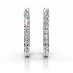 Denise Diamond Earrings - 14K White Gold