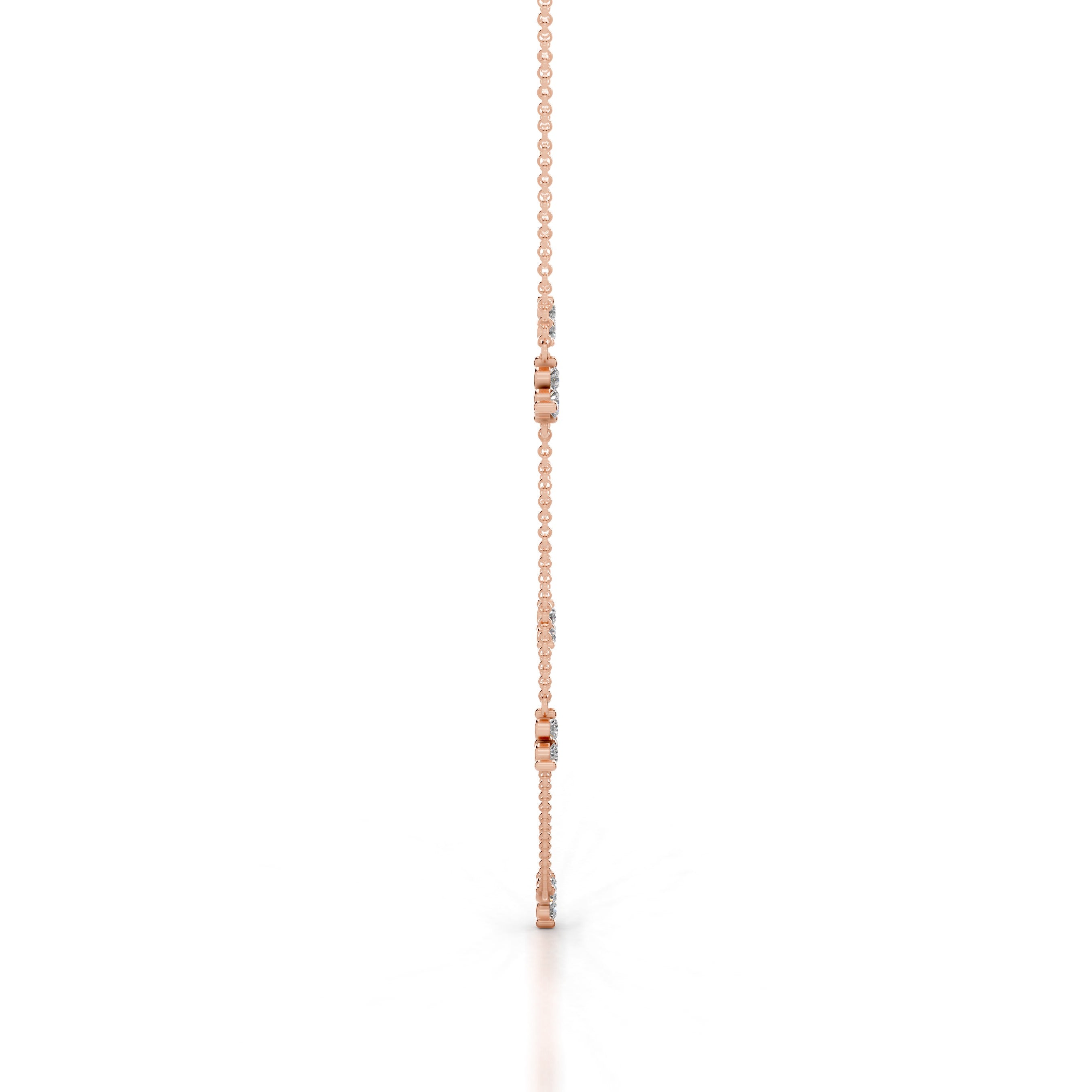 Seraphina Lab Grown Diamond Chain Collier - 14K Rose Gold