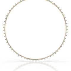 Astrid Diamond Tennis Collier (11 Carat) -18K Yellow Gold