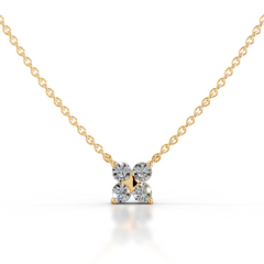 Ottilie Diamond Pendant (0.4 Carat) -18K Yellow Gold