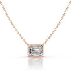 Etta Lab Grown Diamond Pendant (2 Carat) -14K Rose Gold