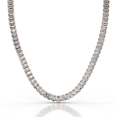 Arden Diamond Tennis Collier (20 Carat) -14K Rose Gold