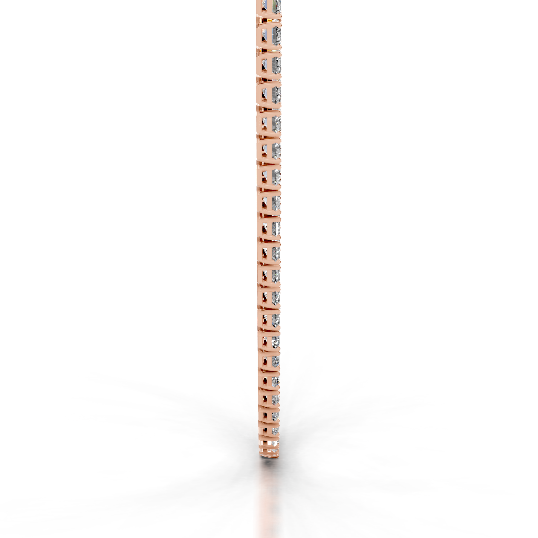 Arden Diamond Tennis Collier   (20 Carat) -14K Rose Gold