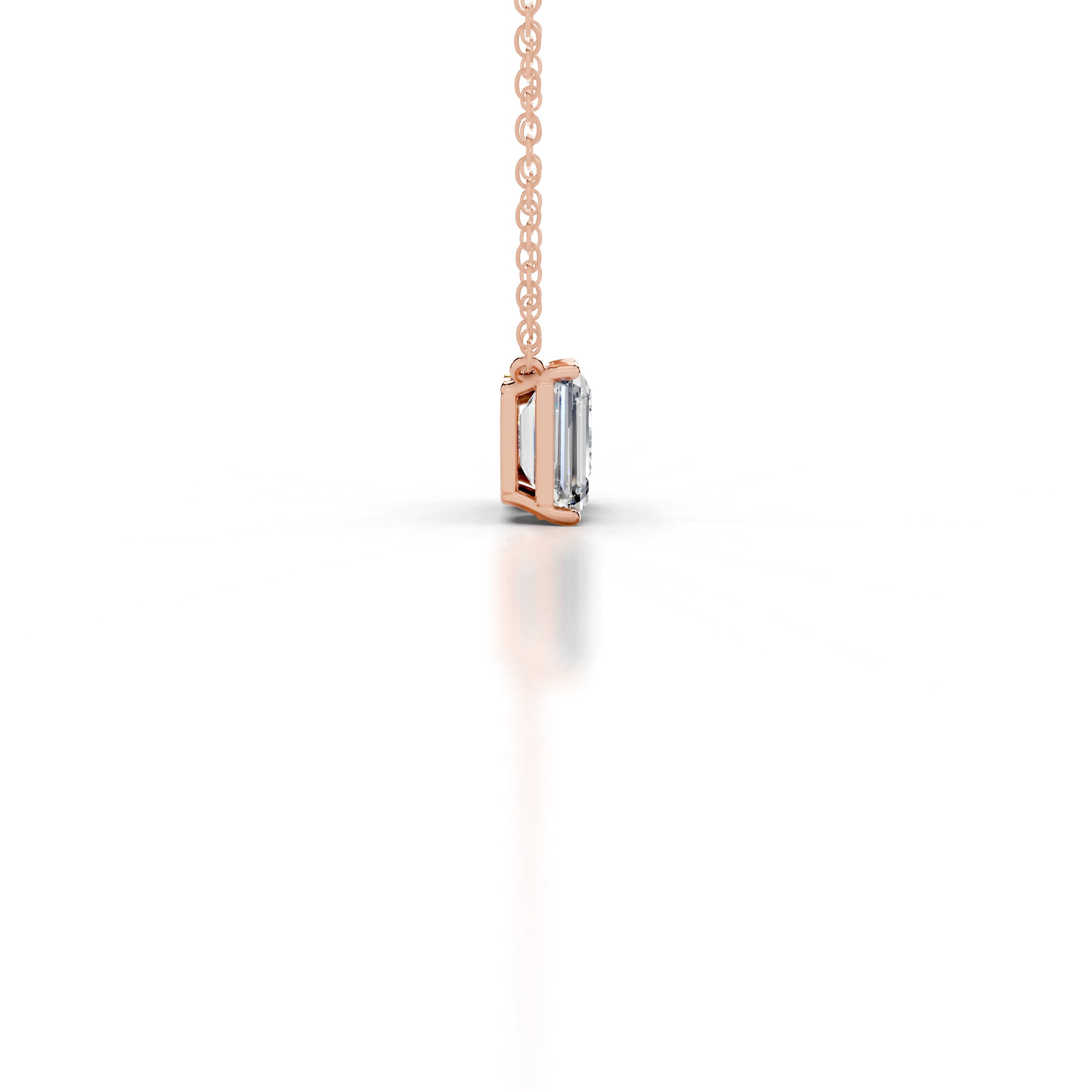 Sloane Lab Grown Diamond Pendant - 14K Rose Gold